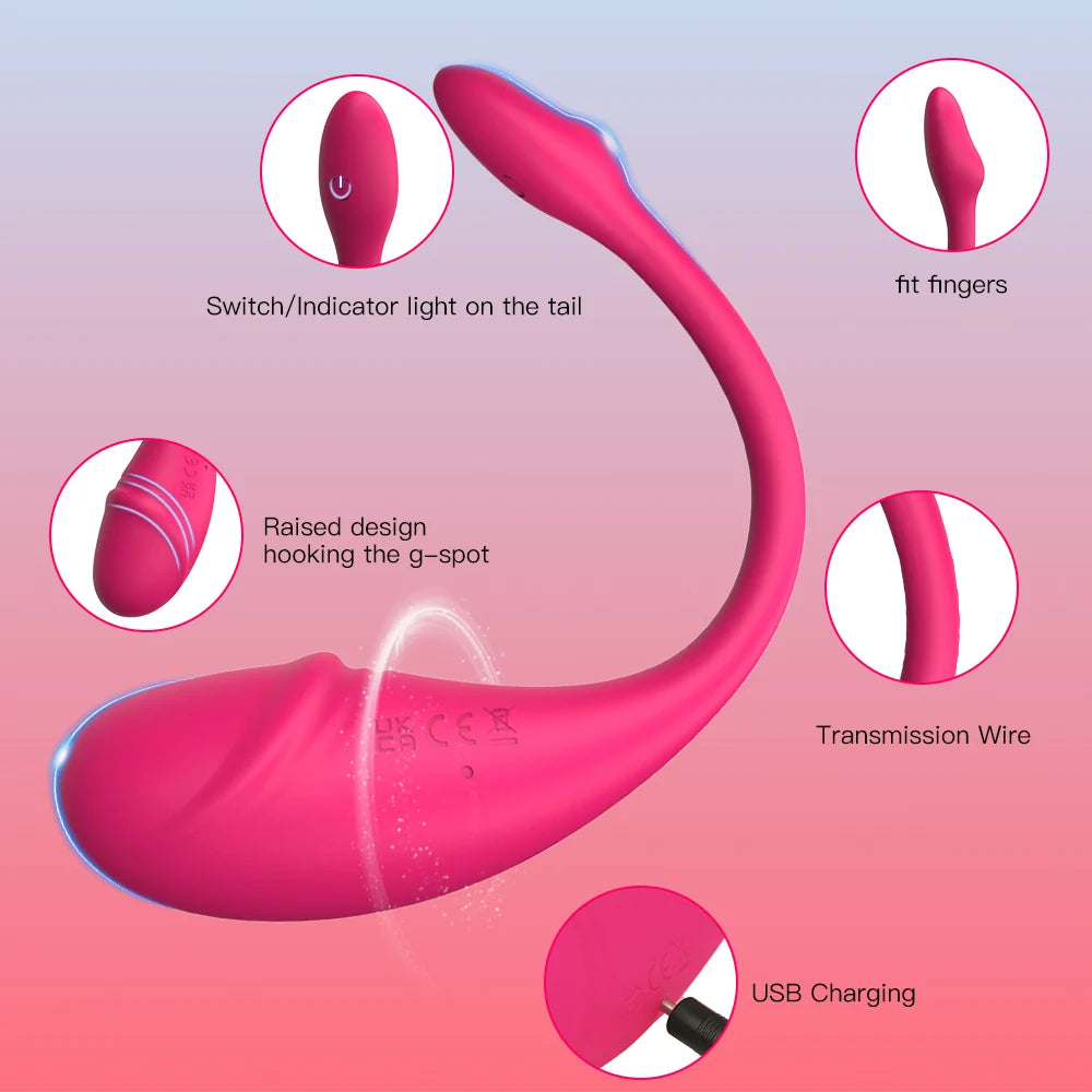 App Controlled G- spot Vibrator vibrating Egg