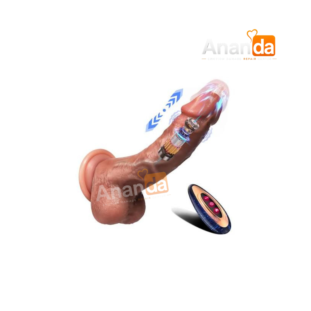 Realistic Thrusting + Vibrating Dildo